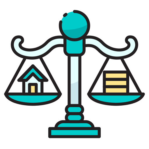 Ícone representando o direito imobiliário